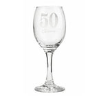 Personalised Big Age Wine Glass